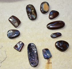 Boulder Opal - Freeform - Handschmeichler - 6 St�ck