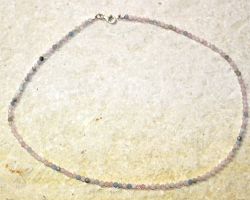 Beryll - Kugel - facettiert - 3mm - 45cm - Kette