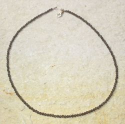 Mondstein - Kugel - facettiert - 2,5-3mm - 45cm - Kette