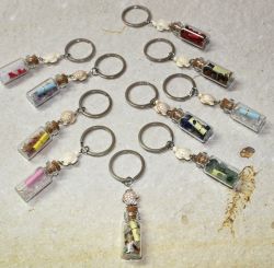 Edelstein Mix - Schl�sselanh�nger - Wunschzettel - 10 St.