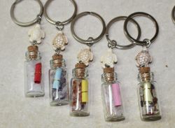 Edelstein Mix - Schl�sselanh�nger - Wunschzettel - 10 St.