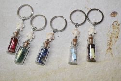 Edelstein Mix - Schl�sselanh�nger - Wunschzettel - 10 St.