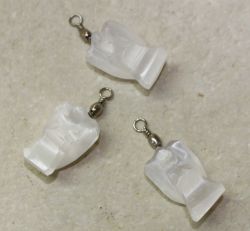 Selenit - Engel - Anh�nger - 2,5-3cm - 3 St�ck