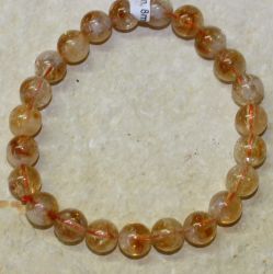 Citrin - Kugel - 8mm - Armband Elastik - 1 St�ck