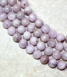Kunzit - Kugel - 6mm - Kettenstrang
