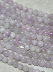 Kunzit - Kugel - 4mm - Kettenstrang