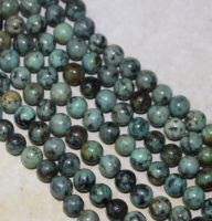 T�rkis - Kugel - 6mm - Kettenstrang