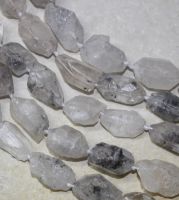 Herkimer Diamant - Naturkristalle - 8-12mm - Kettenstrang