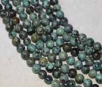 T�rkis - Kugel - 6mm - Kettenstrang