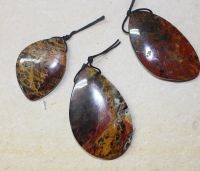 Pilbara Jaspis -  Freeform - Anh�nger gebohrt - 1 St�ck
