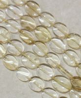 Citrin - Oval - 10x14mm - Kettenstrang