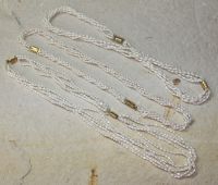 S��wasserperlen - Reiskorn - 5fach- Kette & Armband - 1 St�ck