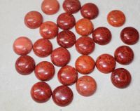 Schaumkoralle - Cabochon - 25mm - 10 St�ck - Restposten