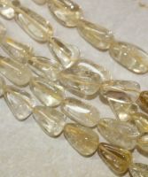 Citrin - Barock - Freeform - 10-12mm - Kettenstrang