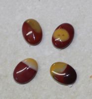 Mookait Jaspis - Cabochon - 18x13mm - 6 St�ck - Restposten