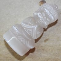 Selenit - Buddha Figur - 9,5cm - 1 St�ck