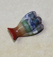 Edelstein Mix Chakra - Engel Figur - 40mm - 1 St�ck