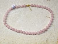 Rosaquarz - Kugel - 8mm - 45cm - Edelstein Kette