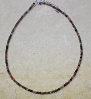 Turmalin multicolor - Rondelle - facettiert - 4mm - 45cm - Kette