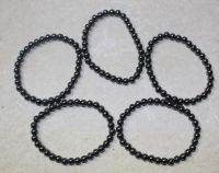 H�matit - Kugel - 6mm - Armband Elastik - 5 St�ck