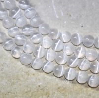 Selenit - Kugel - 8mm - Kettenstrang