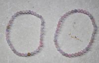 Beryll - Kugel - facettiert - 4mm - Armband Elastik - 2 St.