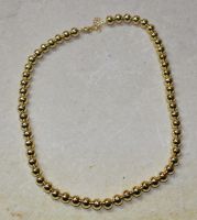 Kette - Kugel 8mm - Metall goldfarbig - 1 St�ck