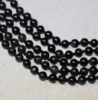 Diopsid - Kugel - 6mm - Kettenstrang