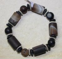 Achat - 10-15mm - Fancy Armband Elastik - 1 St�ck