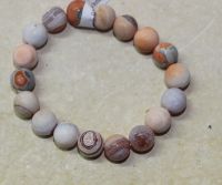 Jaspis - Kugel - matt - 10mm - Armband Elastik - 1 St�ck