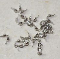 Kapsel Kalotte mit Loch - 7mm - Sterling Silber - 20 St�ck