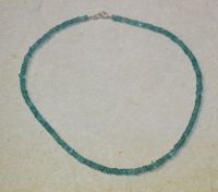 Apatit - Rondelle fac. - 4-5mm - 45cm - Edelstein Kette - 1 St.