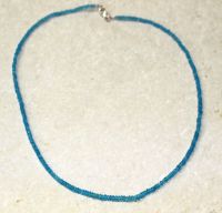 Apatit - Rondelle - 2,5-3,5mm - 45cm - Edelstein Kette - 1 St�ck