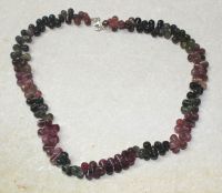 Turmalin - Tropfen - 8-12mm - 45cm - Edelstein Kette - 1 St.