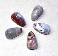 Mystic Chalcedon - Trommelsteine gebohrt - Anh�nger - 5 St�ck