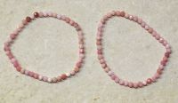 Opal pink - Kugel - facettiert - 4mm - Armband Elastik - 2 St.