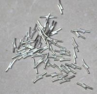 R�hrchen - 15mm - Sterling Silber - 50 St�ck