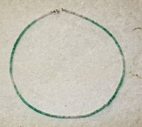 Smaragd - Rondelle fac. - 3mm - 45cm - Kette - 1 St.