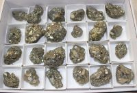 Pyrit - Peru - Stufen - 24 St�ck - Karton