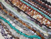 Edelstein Mix - Kettenstr�nge Formen Mix - 20 St�ck - AKTION
