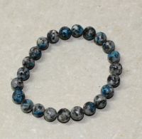 K2 Granit mit Azurit - Kugel - 8mm - Armband - 1 St�ck