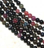 Turmalin multicolor - Kugel - 4mm - Kettenstrang