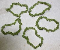Peridot - Splitter - Armband Elastik - 5 St�ck