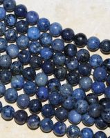 Dumortierit - Kugel - 6mm - Kettenstrang