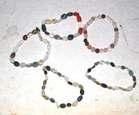 Edelstein Mix - 4-6mm - Armband Elastik - 5 St�ck