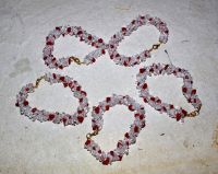 Edelstein Mix - Splitter mehrfach - Armband Elastik - 5 St�ck