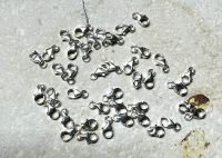 Karabiner Verschluss - Sterling Silber - 9mm - 10 St.