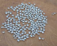 Abschlusselement f�r Quetschperlen - Metall rhodiniert