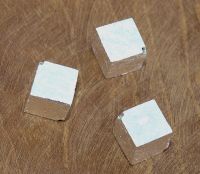 W�rfel - diagonal -  geb�rstet - 8 x 8 x 8 mm - 4 St�ck - 