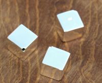 W�rfel - diagonal - poliert -  10 x 10 x 10  mm - 6 St�ck -